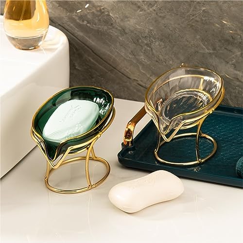 Valcla Soap Dish Green 45 Degree Self Draining Bathroom Holder