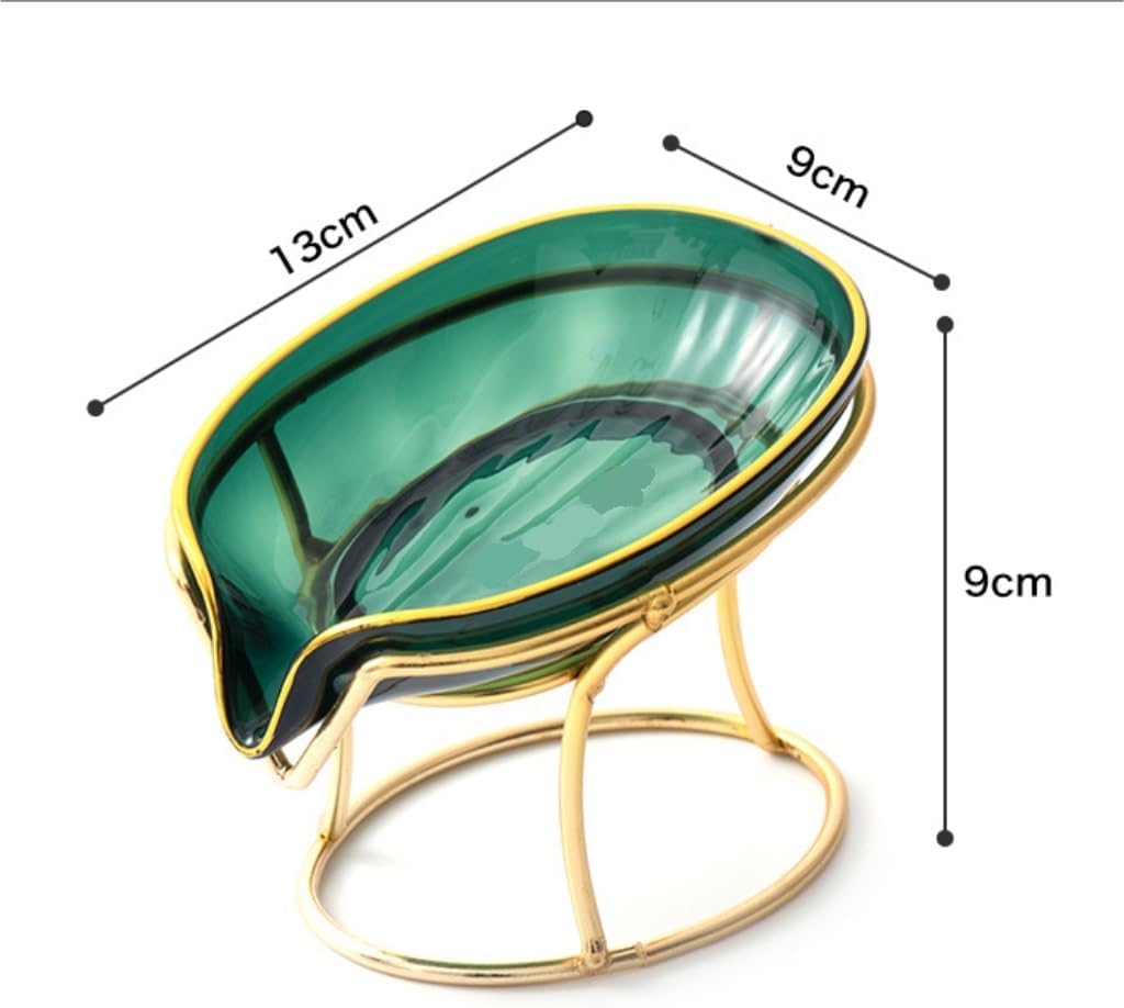 Valcla Soap Dish Green 45 Degree Self Draining Bathroom Holder