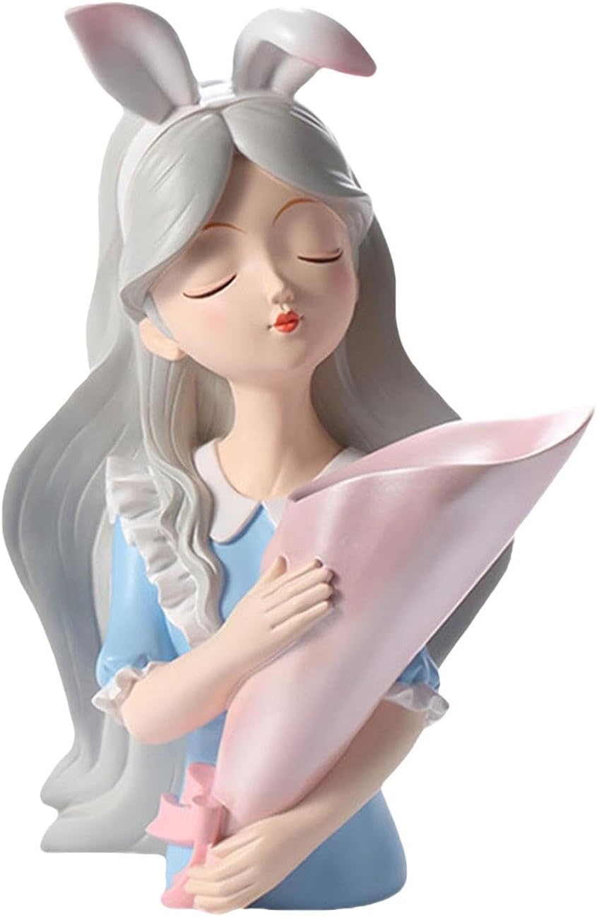 Nudsfuii Girls Statue and Vases Figurines Home Decor