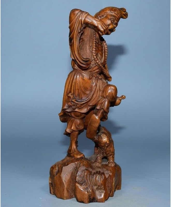 LimpaC Mini Boxwood Jigong Arhat Statue