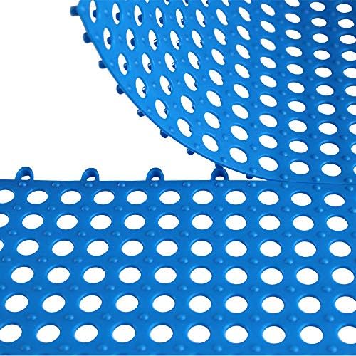 ALFEEL 10Pcs Interlocking Waterproof Bath Mat