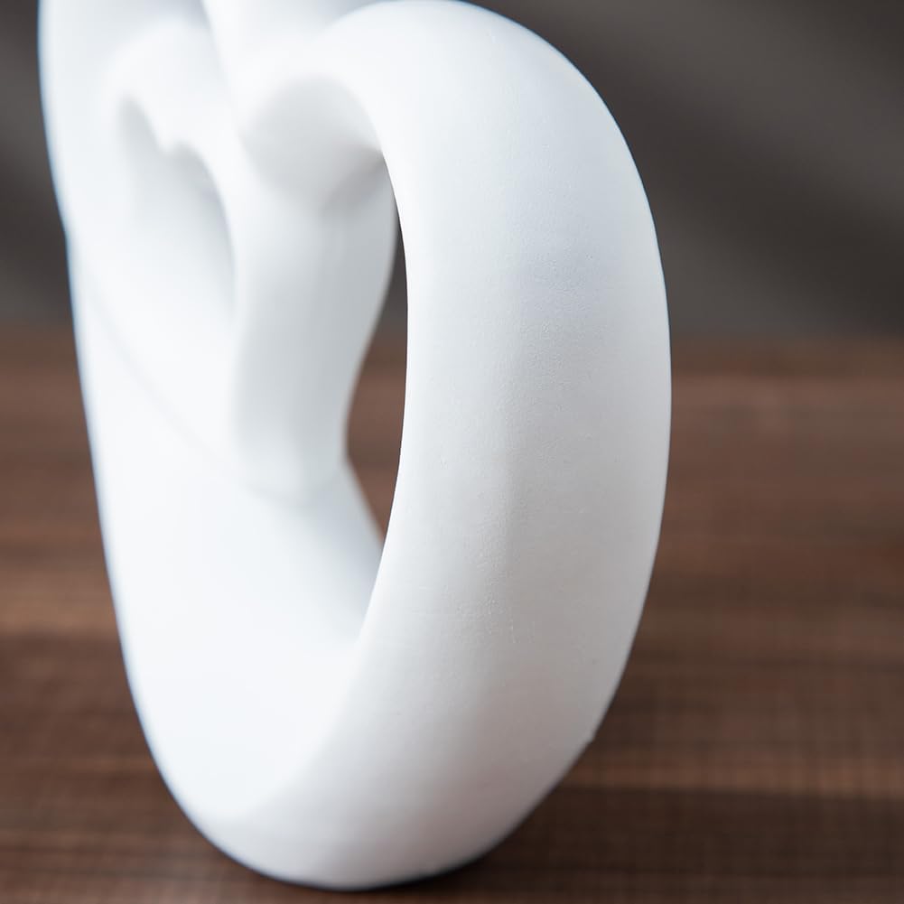 Anding Home Statue Double Heart Abstract Art Sculpture
