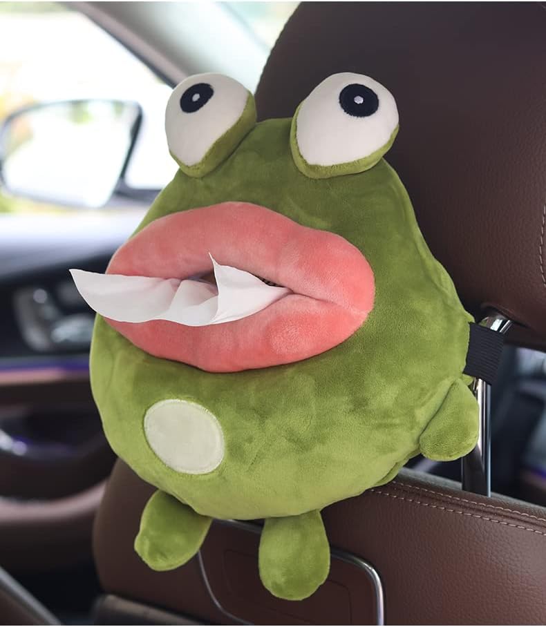 Cute Cartoon Animal Tissue Box Holder for Car and Home