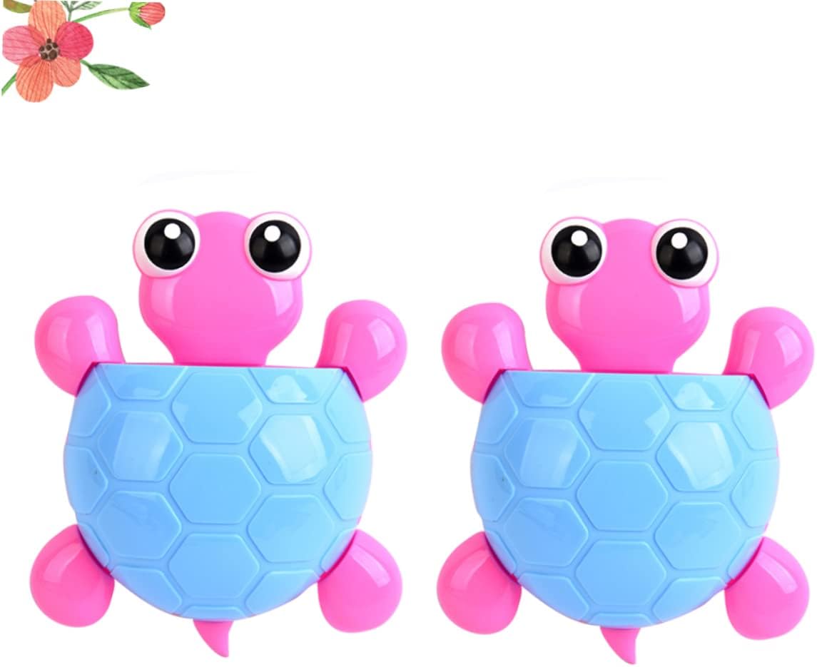 Cute Turtle Wall Toothbrush Holder Suction Cup Rack