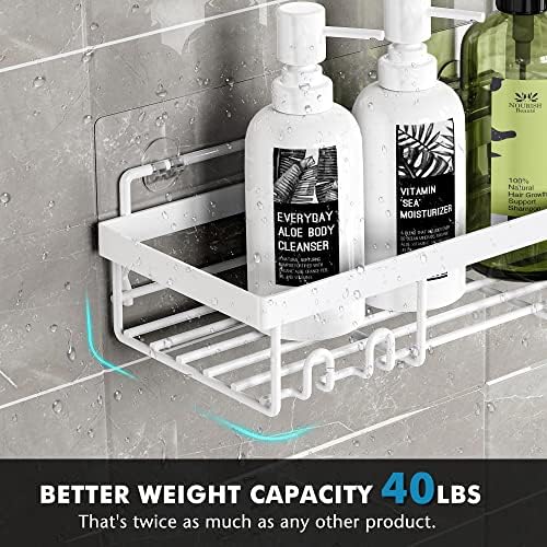 Moforoco Shower Caddy Organizer with Hooks