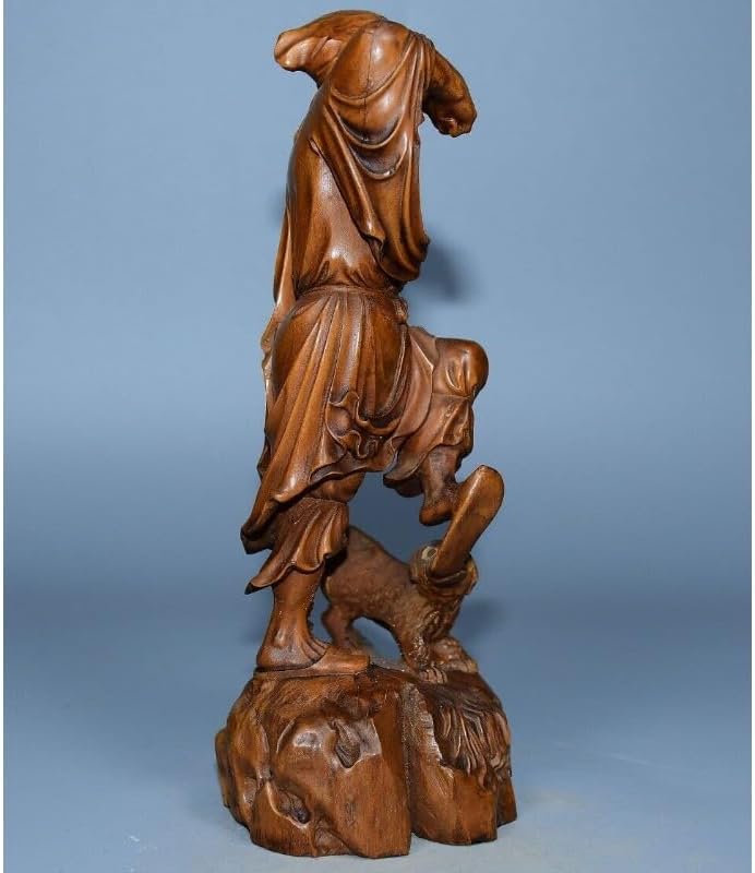 LimpaC Mini Boxwood Jigong Arhat Statue