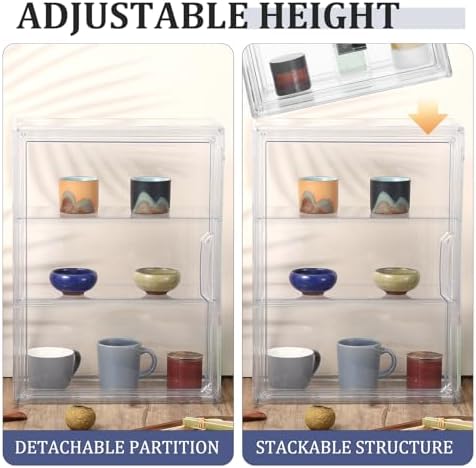 HOFURME Clear Medicine Cabinet for Small Bathrooms