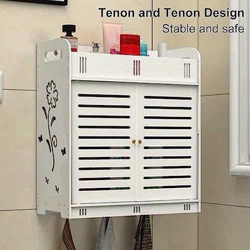 Saterkali Bathroom Shelve Cabinet White 1694 x 1497 x 709