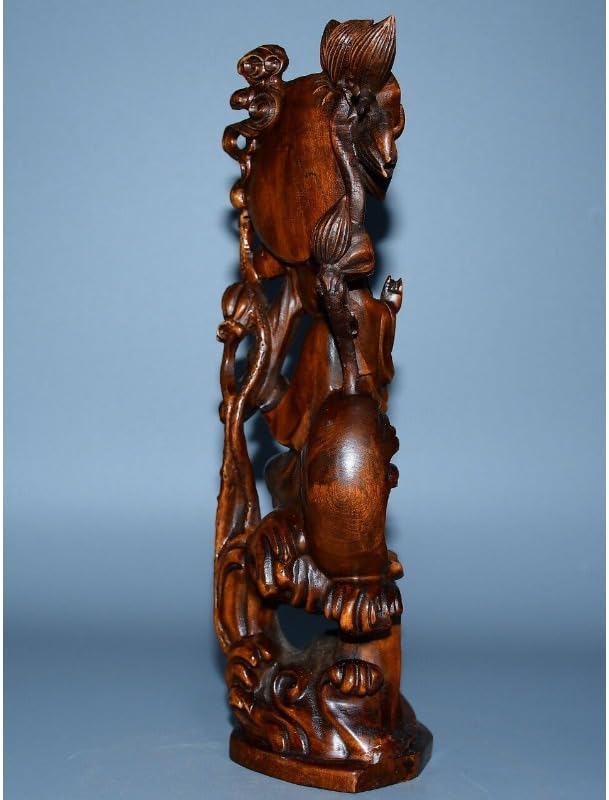 LimpaC Collection Mini Boxwood Kwan-yin Statue