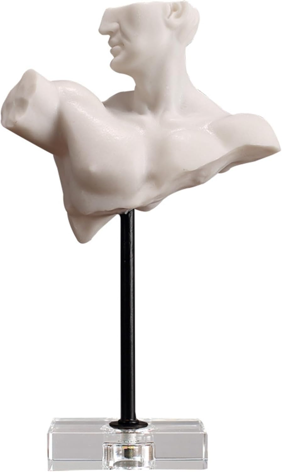 Classic Greek Resin Bust Statue for Home Decor