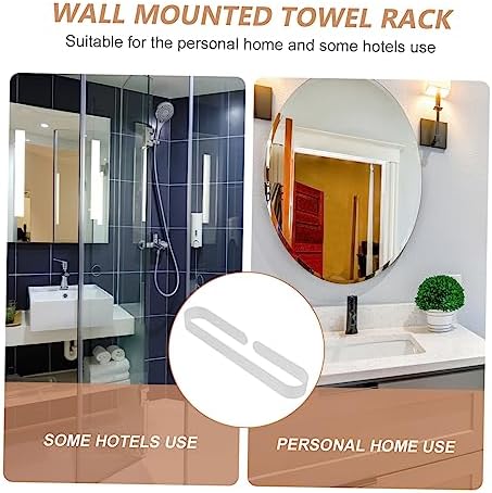 KITANDOVE Hand Towel Holder Aluminum No-Drill Bathroom Rack