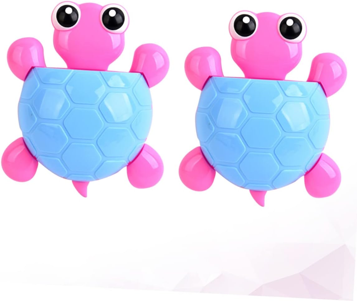 Cute Turtle Wall Toothbrush Holder Suction Cup Rack