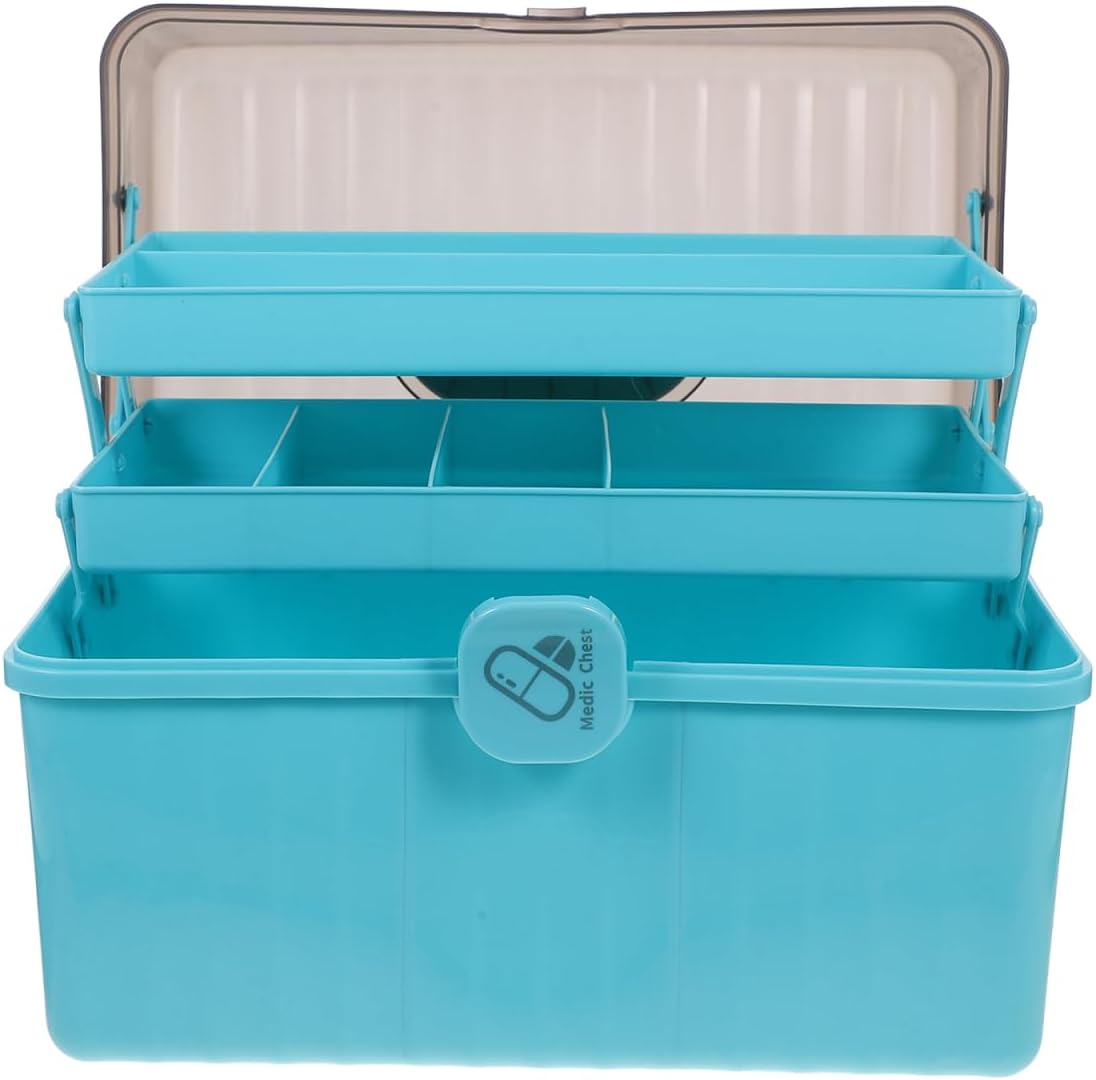 Tofficu 3-Layer Medicine Cabinet Organizer Storage Box