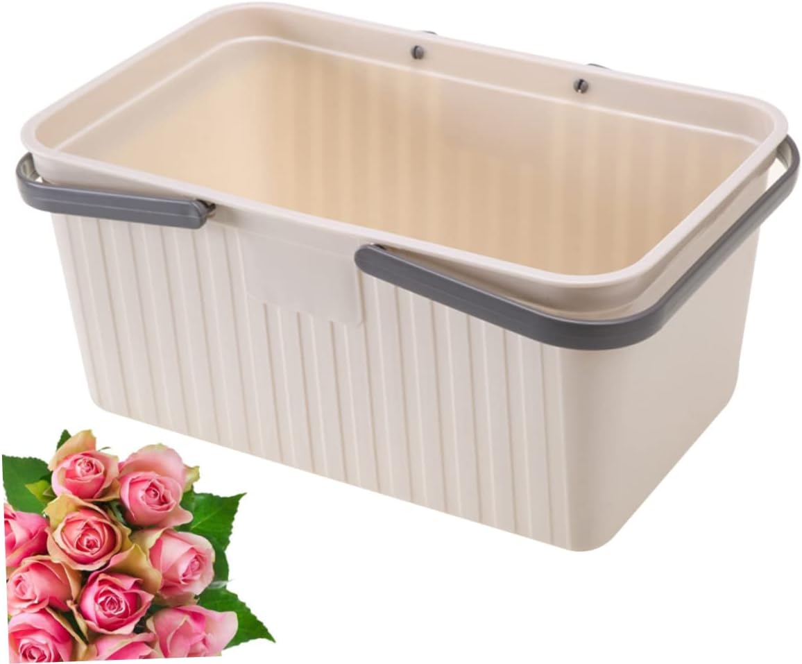 CANIGHT Portable Shower Basket with 2 Handles for Bathroom Storage