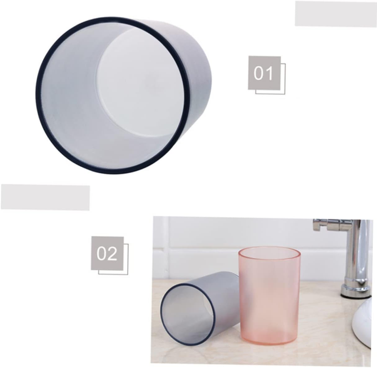 LABRIMP Gargle Mug for Boys and Girls Tooth Brushing