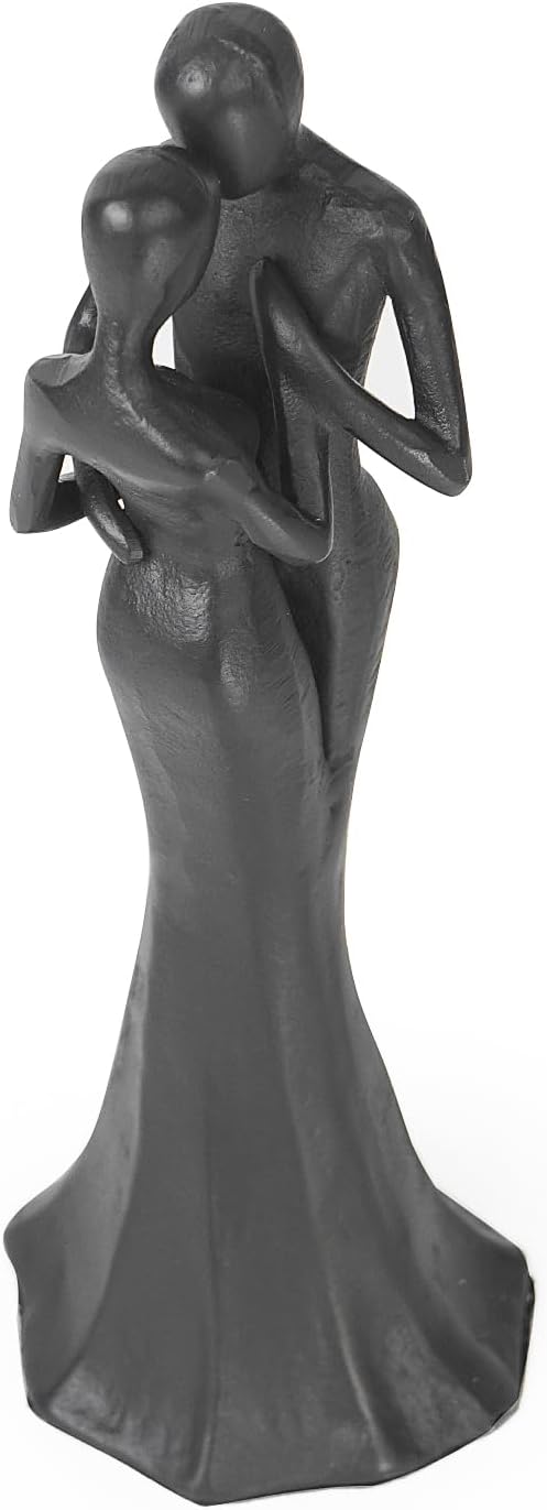 DreamsEden Couple Cast Iron Statue Romantic Love