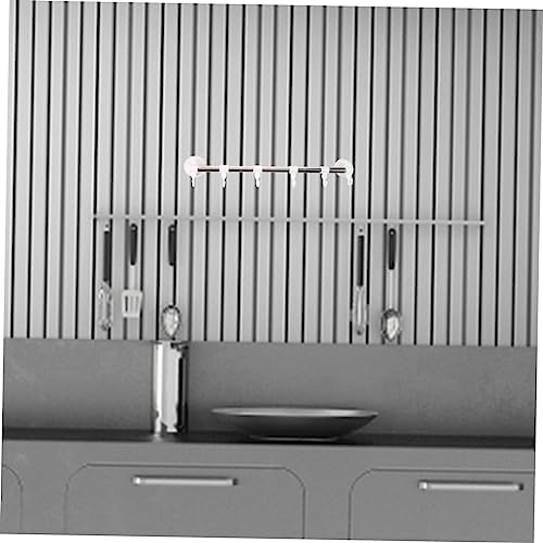 Vaguelly Stainless Steel Suction Cup Towel Rack 6 Hooks No Drill