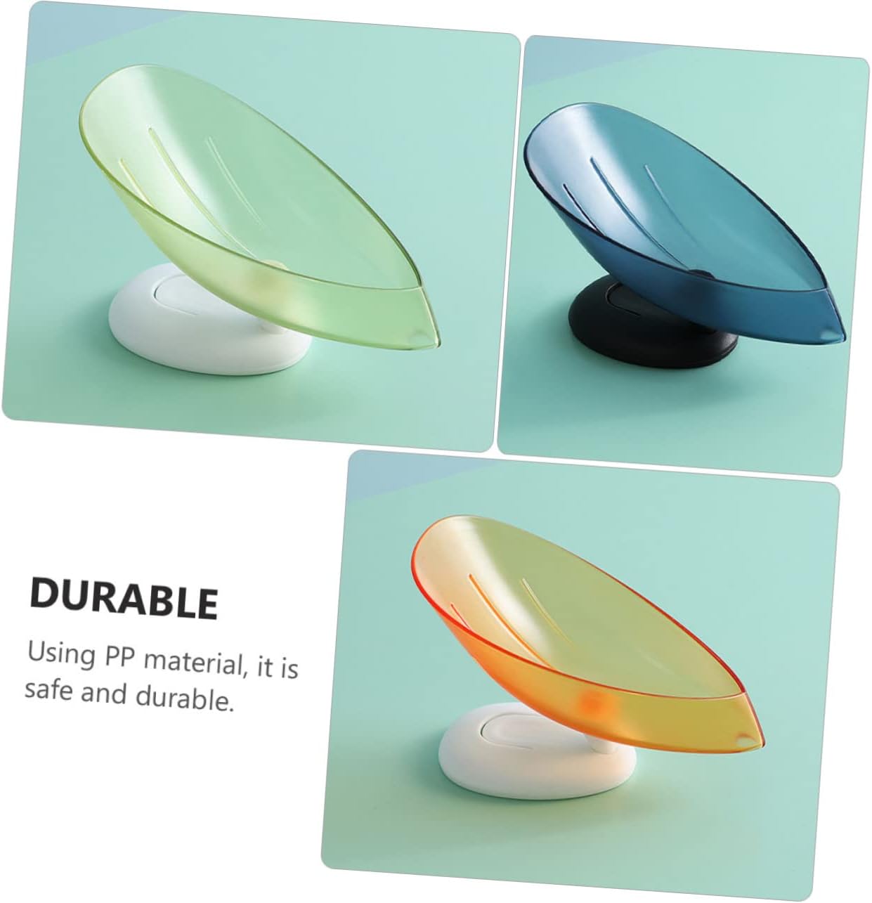 Ciieeo 3pcs Soap Dish Suction Cup Holder for Bathroom