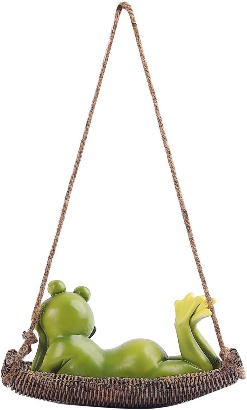 Funny Hanging Frog Statue for Home Decor