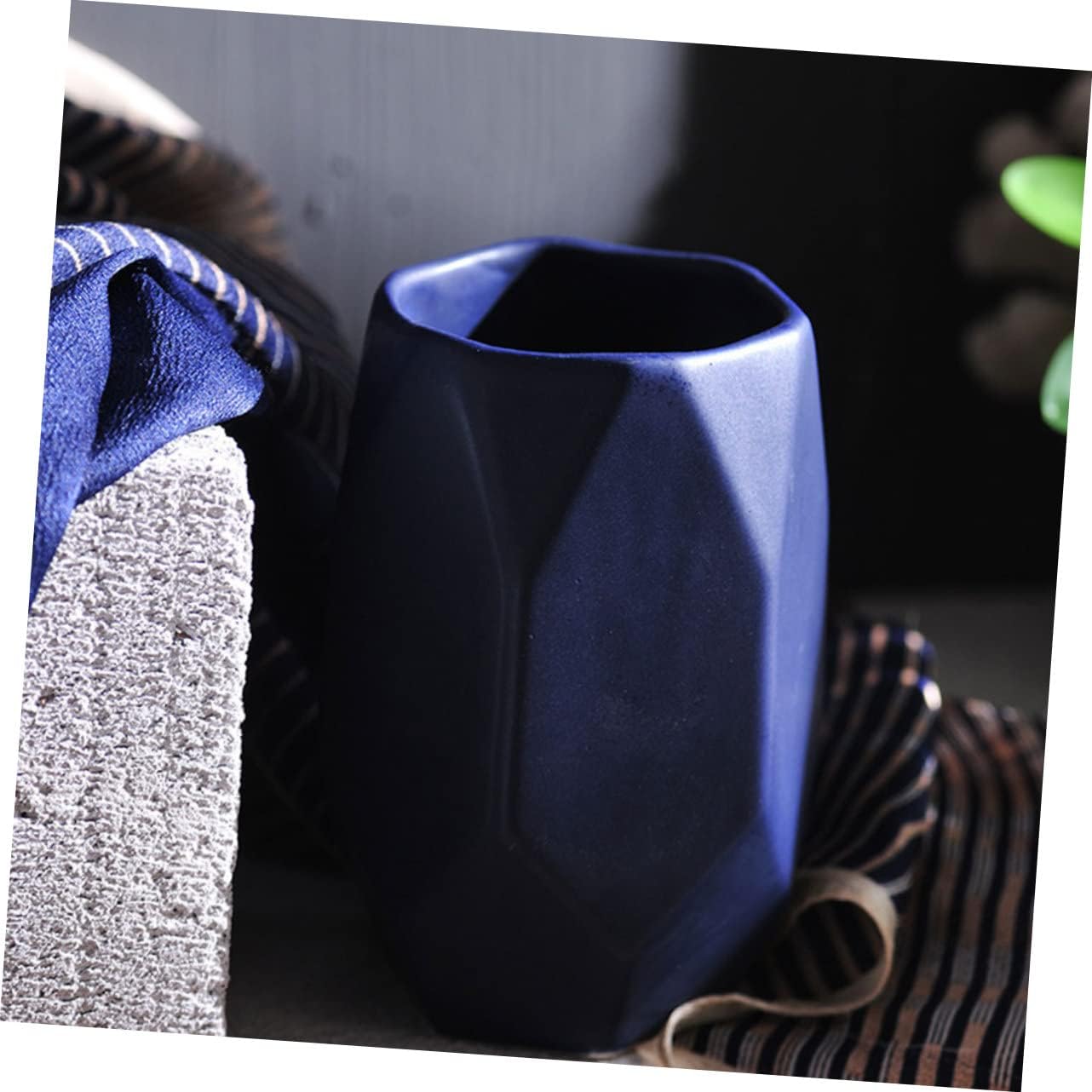PRETYZOOM Ceramic Toothbrush Cup Holder for Home Travel