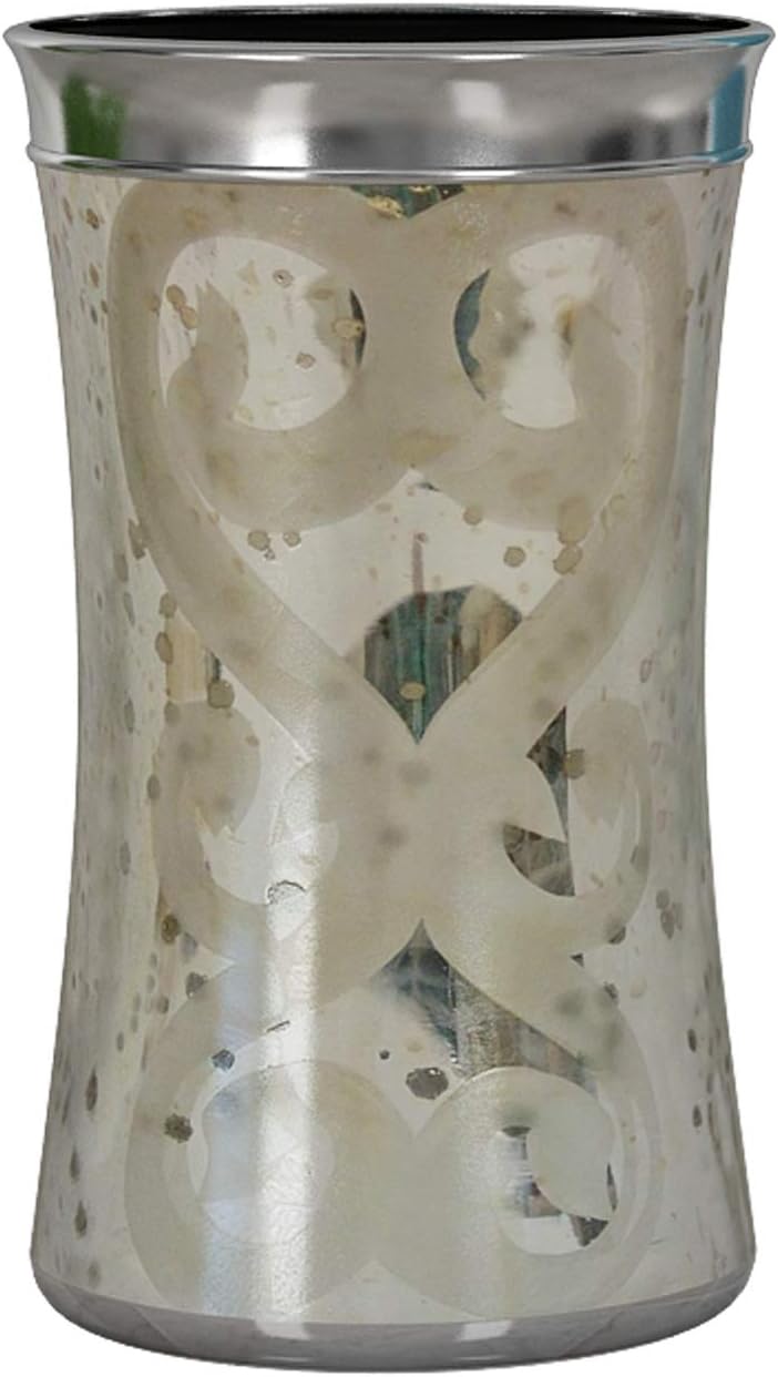 Nu Steel MG5H Glass Cup for Bathroom Storage and Makeup Organization