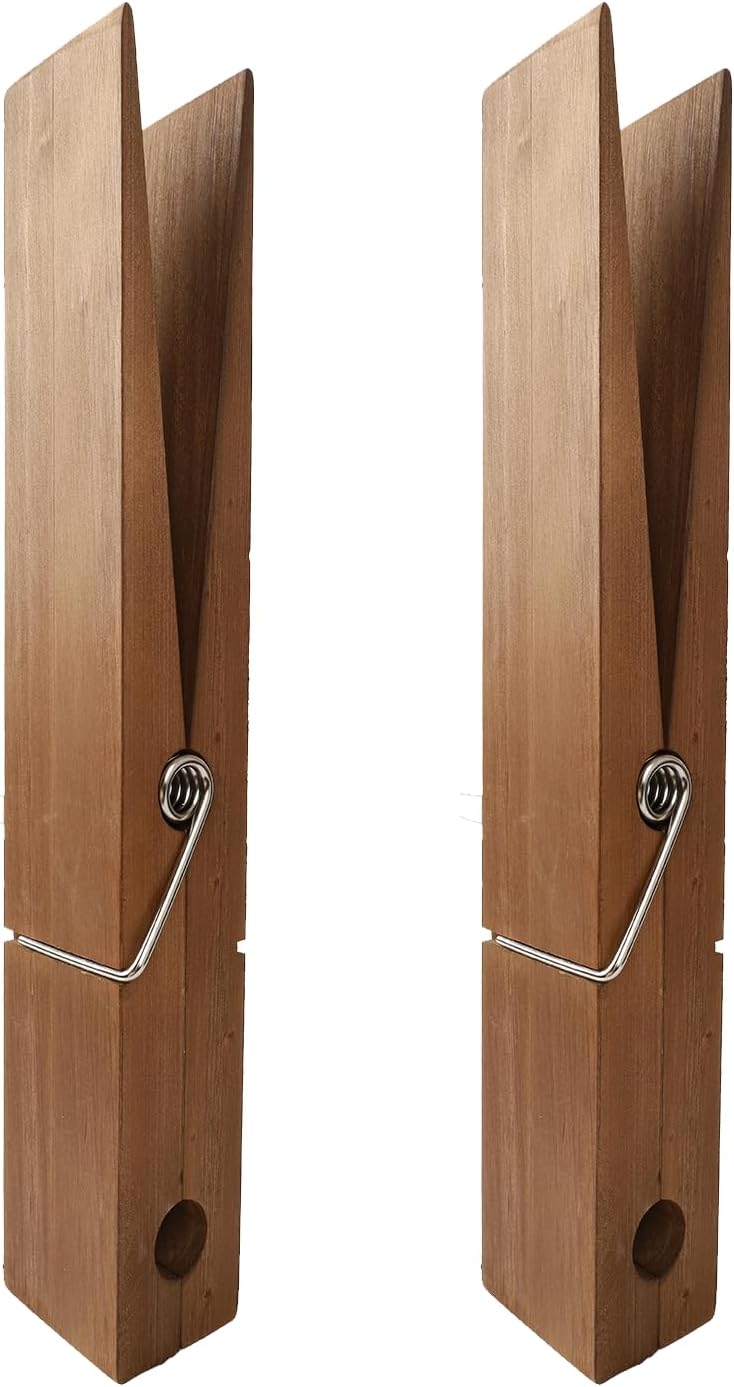 Wooden Towel Hooks for Bathroom and Kitchen