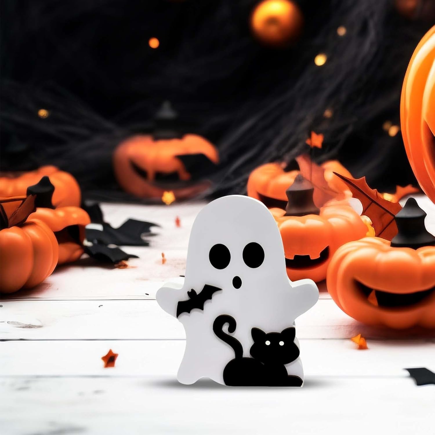 Cute Halloween Ghost Statues for Home Decor