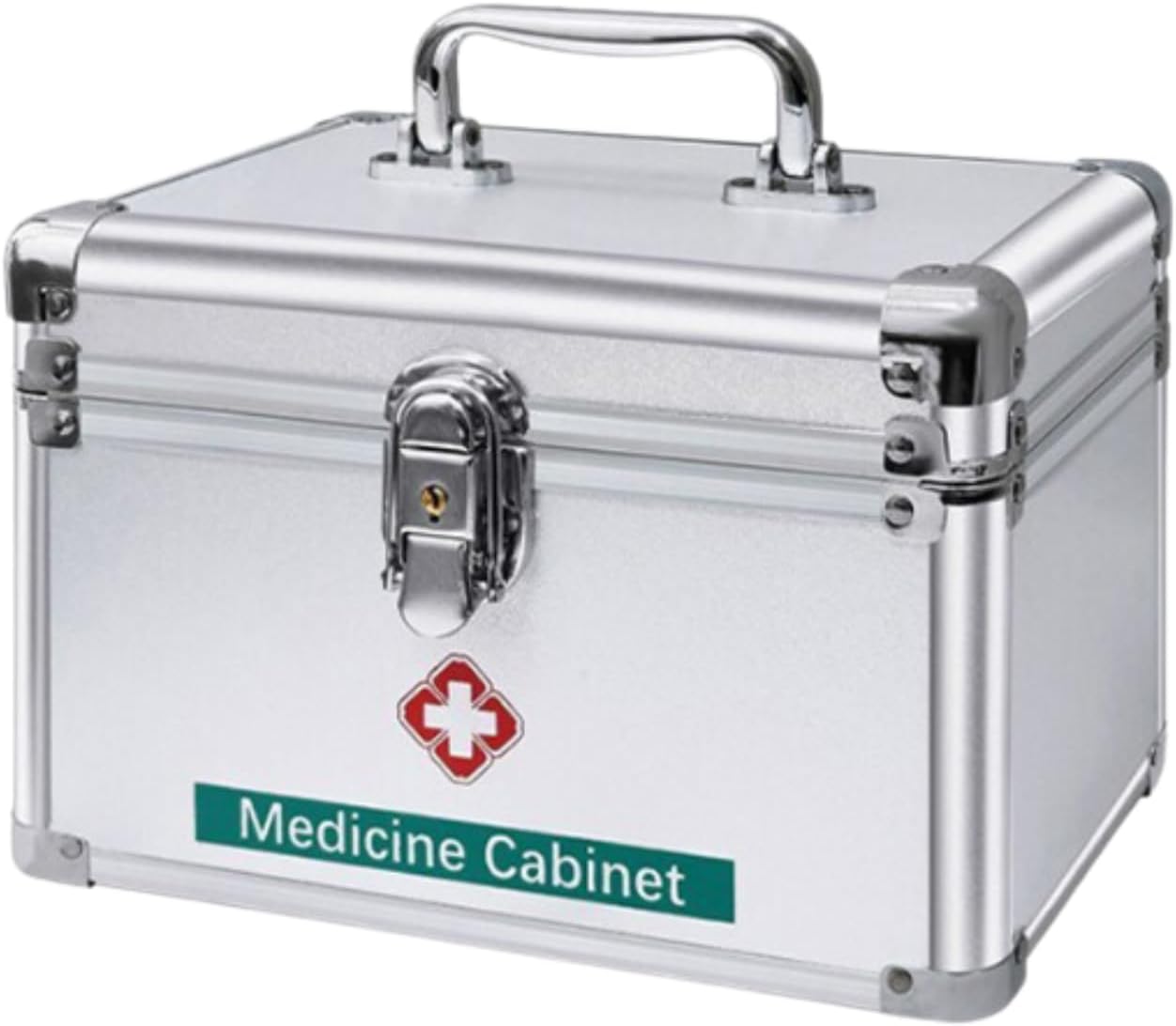 Bangminda Medicine Lock Box with Key Safe Lock
