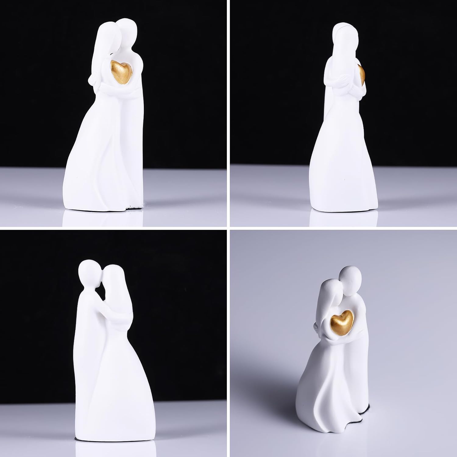 SHENGTIAN Mini Couple Love Statues for Home Decor