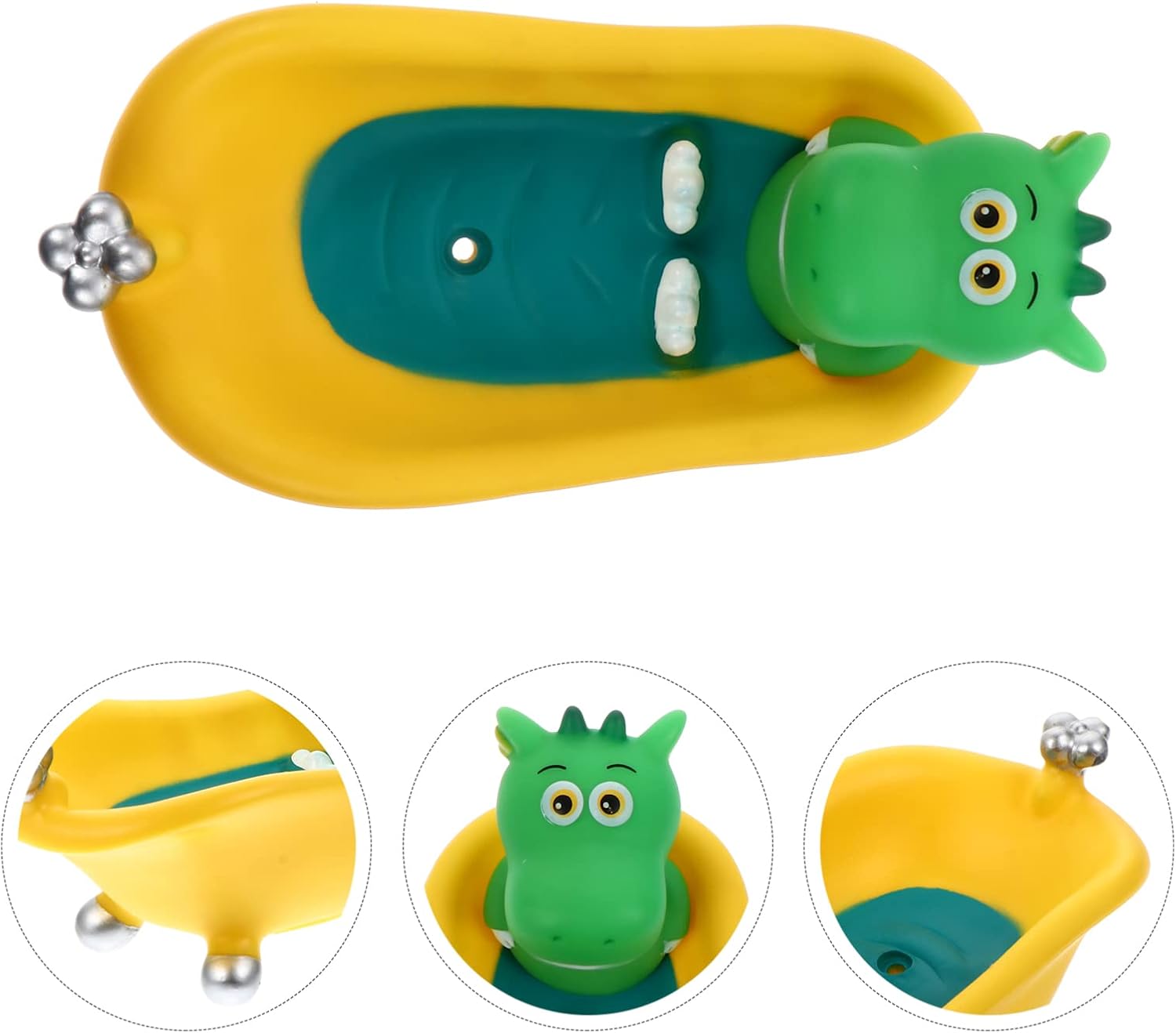 HOLIDYOYO Sturdy Dinosaur Soap Drain Holder