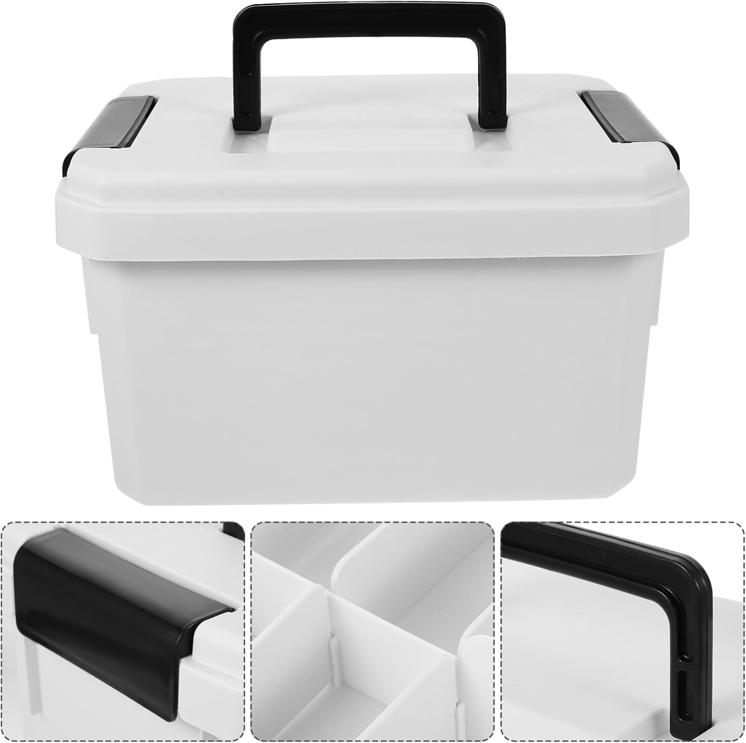 FRCOLOR Double-Layer Medicine Cabinet Organizer