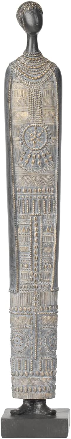 Guichifun African Tribal Lady Statue Home Decor