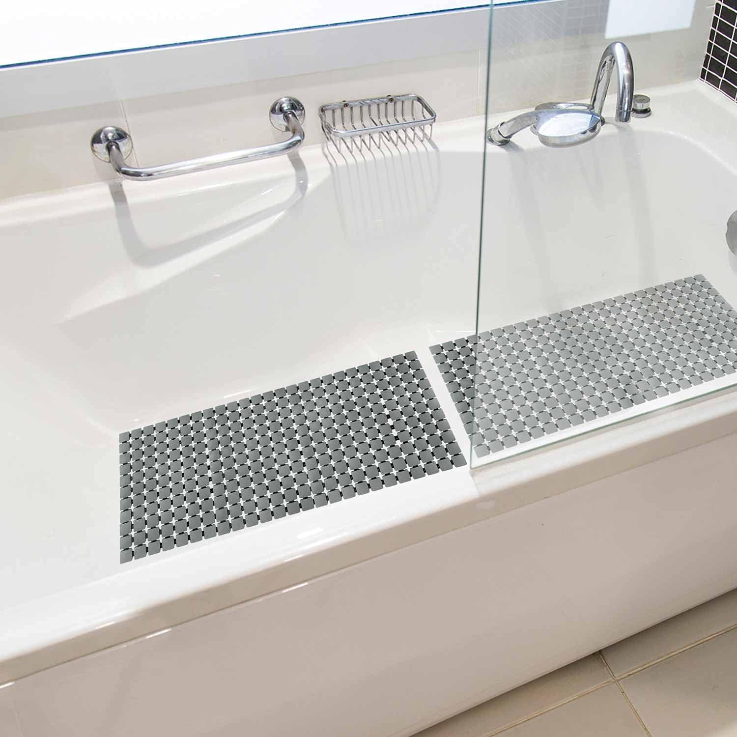 BEMISO Shower Mat Non Slip with Suction Cups and Drain Holes