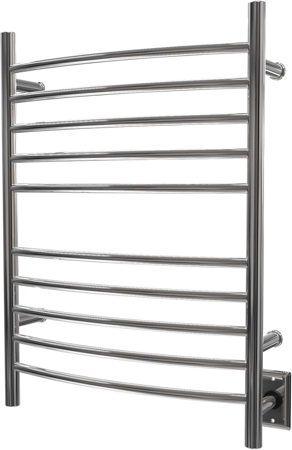 Amba RWH-CP Curved 10 Bar Towel Warmer with Hardwire and Plug Options