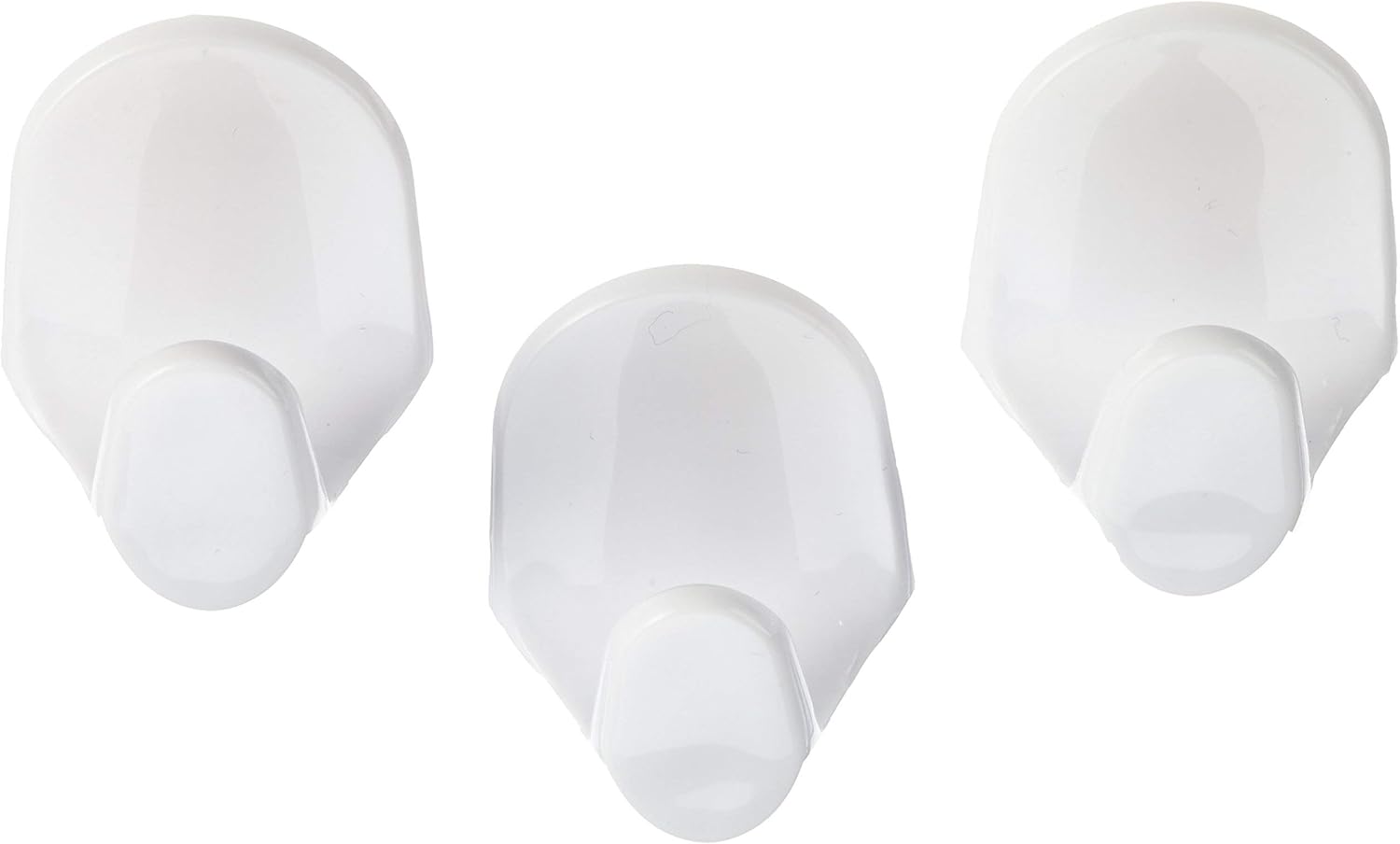 Hook Uno 3 Pcs Square in White Towel Racks
