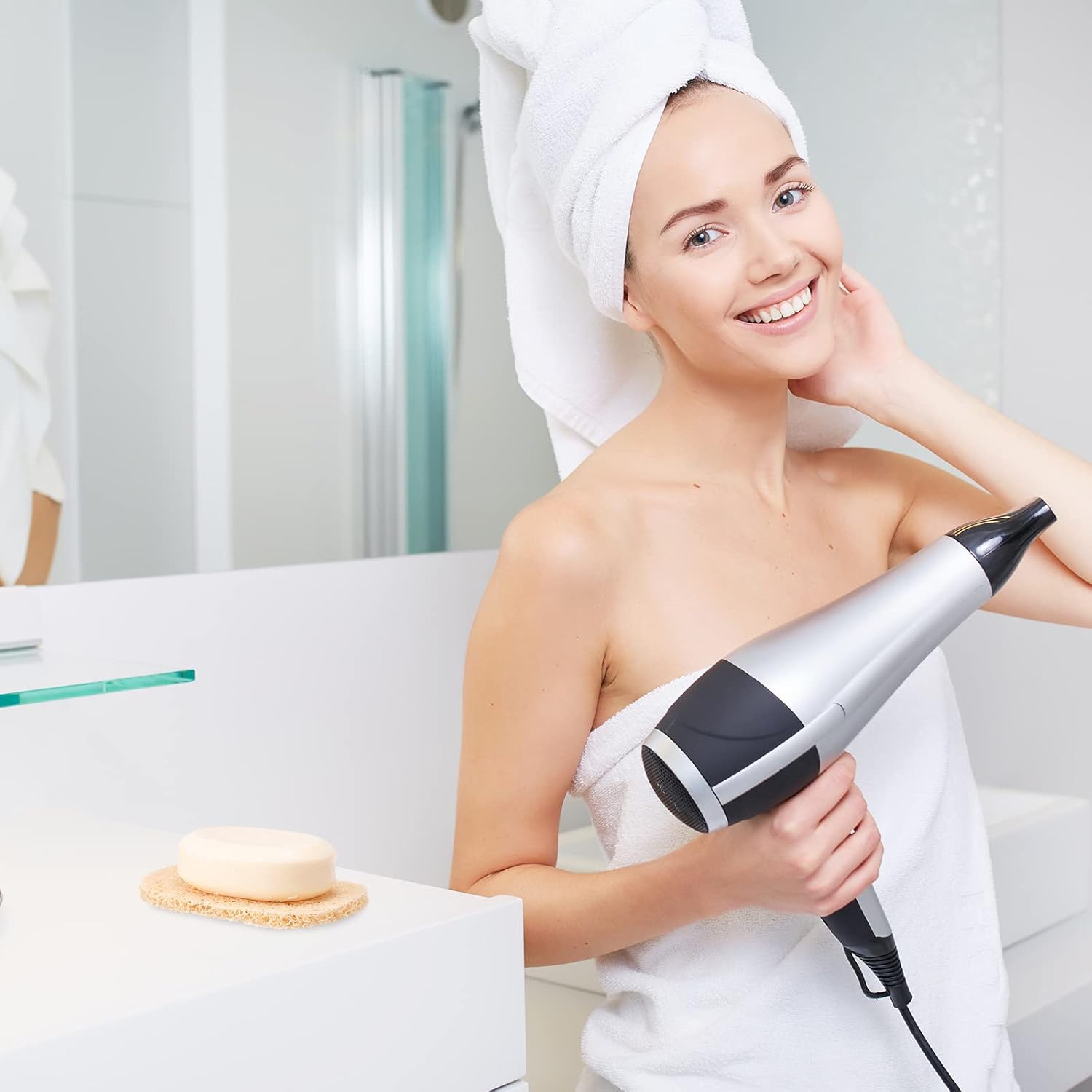 Yinder 60 Pcs Soap Accessories Set for Bathroom