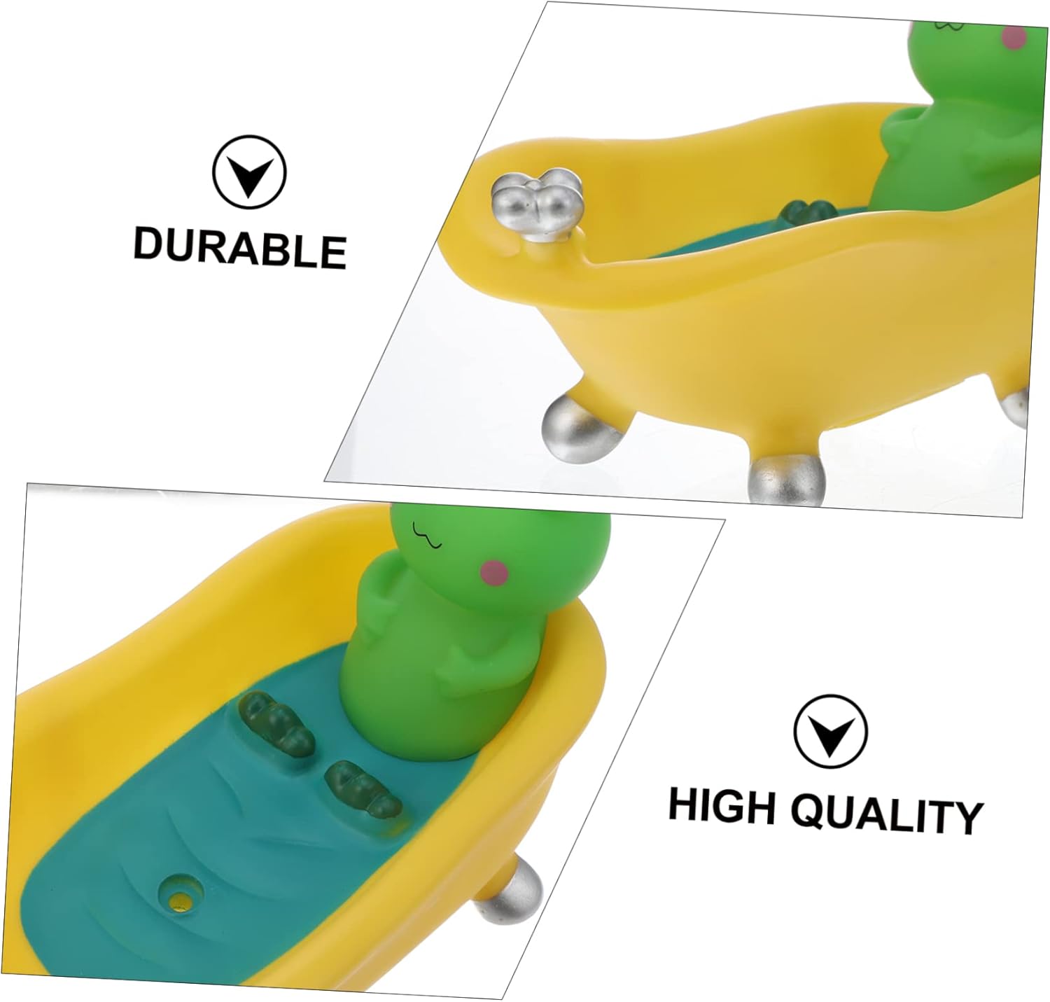PAMINGONO Cartoon Soap Dish Quick Drainage Sturdy 1