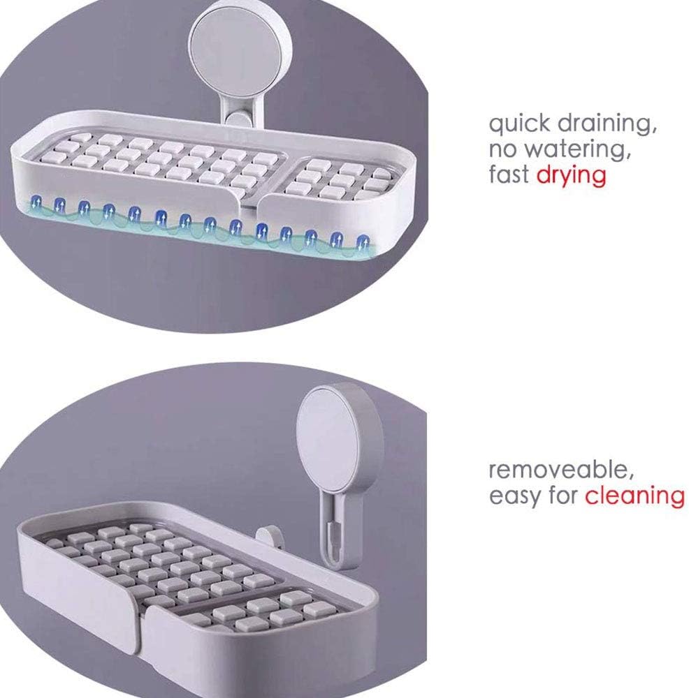 BE-TOOL Suction Soap Dish Holder Universal Kitchen Sink Bathroom Accessory