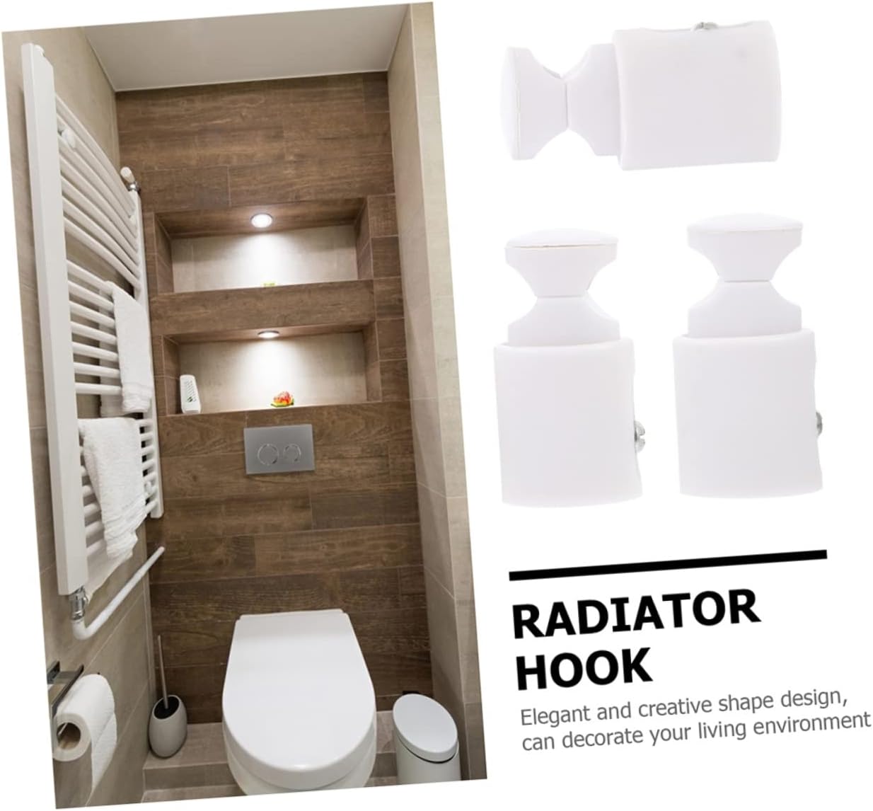 Sturdy Plastic Radiator Towel Racks for Bathrooms