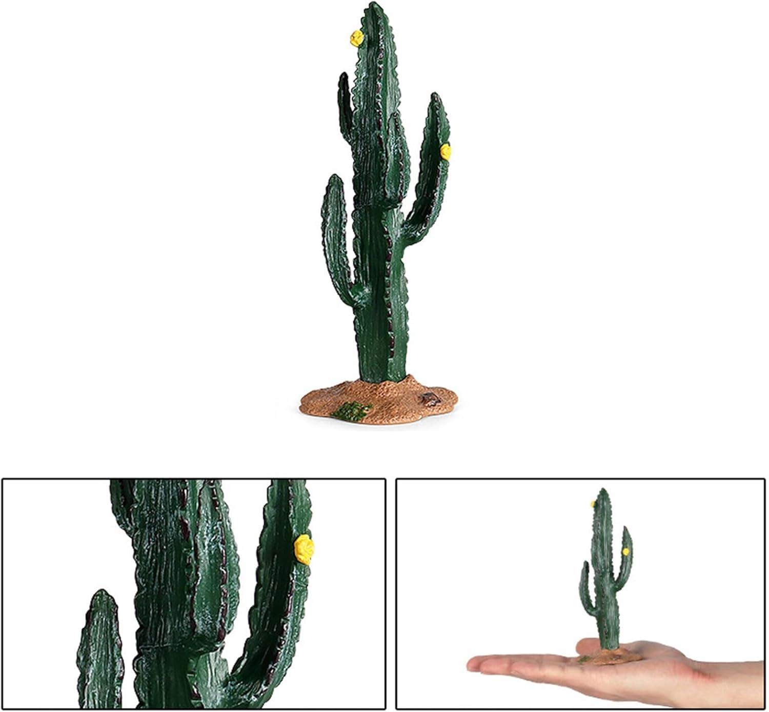 PVC Cactus Statue Home Decor Farmhouse Figurine