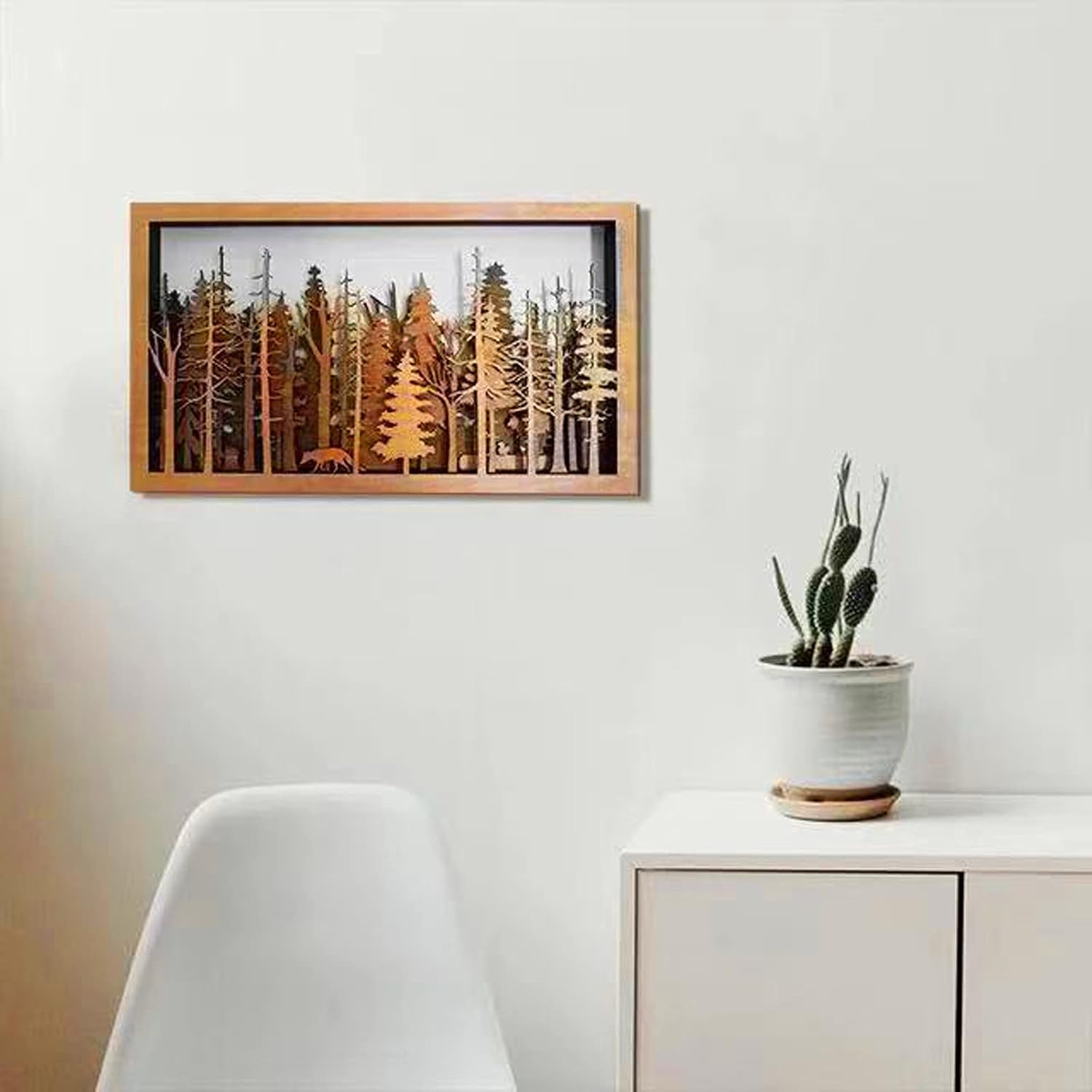 Nudsfuii Small Figurines Wall Decor for Home Office