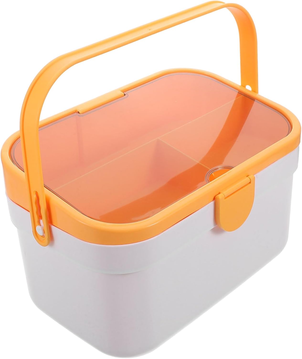 KOMBIUDA Plastic Medicine Cabinet Organizer with Handle