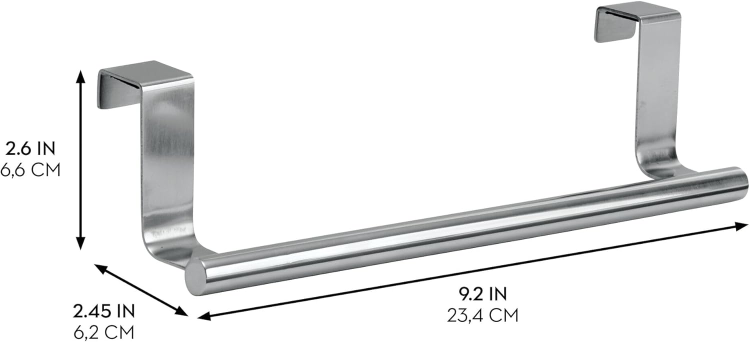 InterDesign iDesign Forma Metal Towel Rack for Kitchen and Bathroom