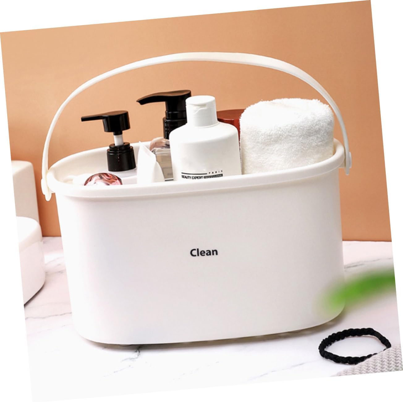 Holibanna Plastic Bath Basket Portable Storage Bin