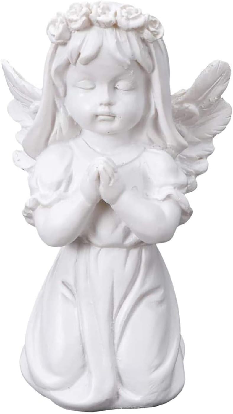 Mini Resin Cherubs Statue - Cute Home Office Decor