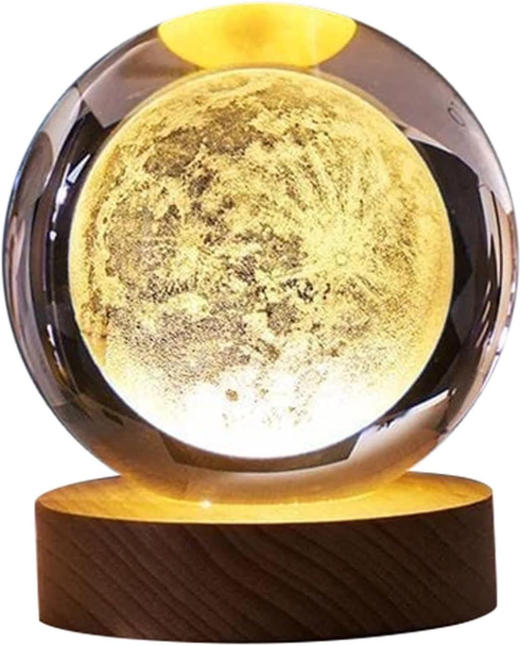 Nudsfuii Solar System Crystal Ball Sculpture Home Decor