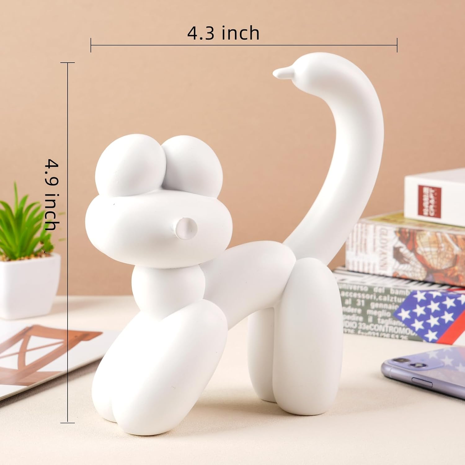 Cute Balloon Cat Statue - 78 Inch Home Decor