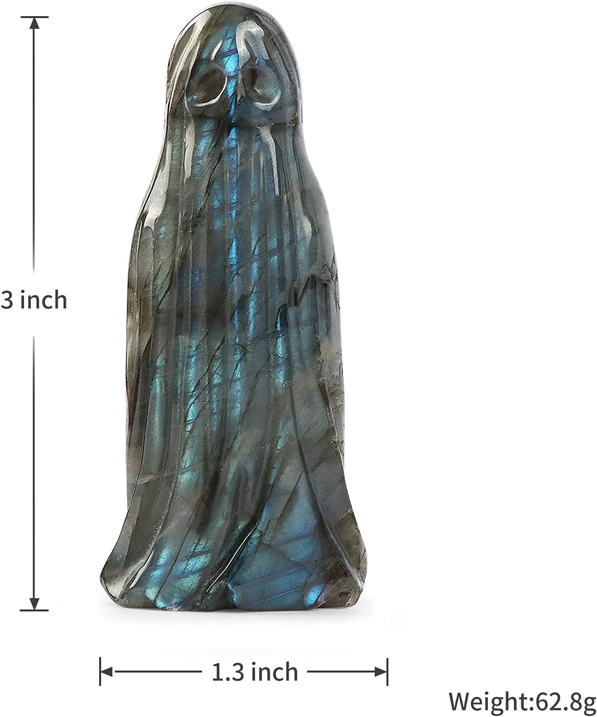 Artistone Halloween Ghost Crystal Carving Statue