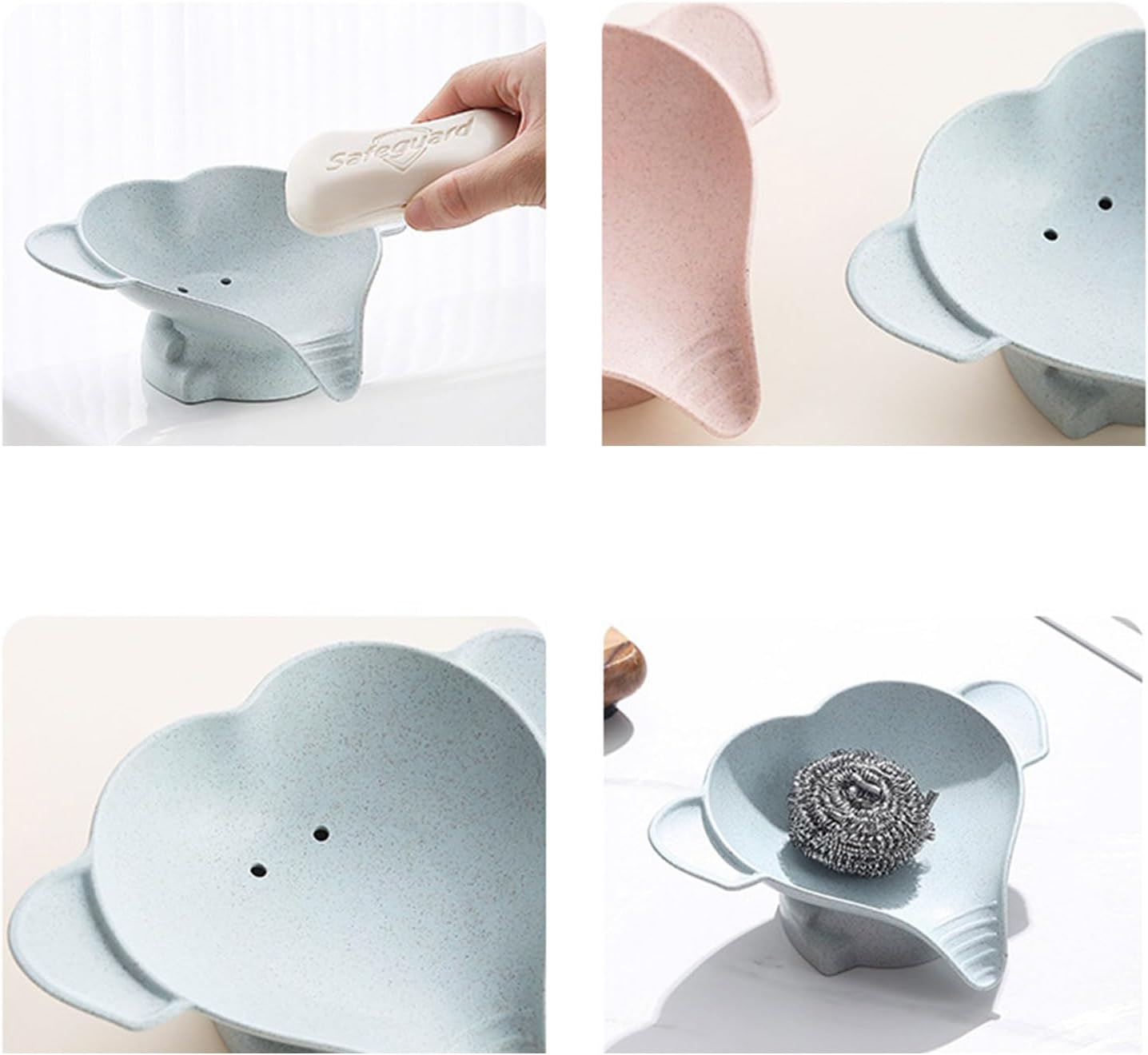 Wengjack Little Elephant Soap Holder 2PCS
