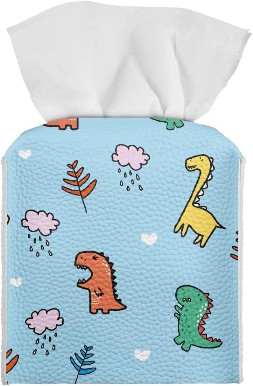 Cartoon Dinosaur Tissue Box Holder for Kids Room Decor